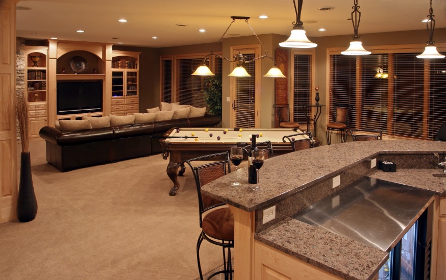 Basement Remodel - Man Cave