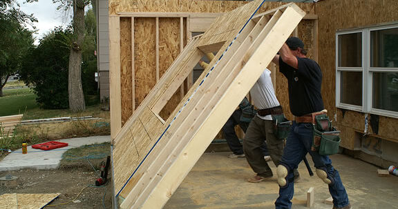 SUNROOM-PATIO ENCLOSURE - STICK BUILDING PICTURE